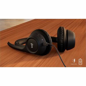 Logitech Zone 305 Wireless Over-the-head, On-ear Stereo Headset - Microsoft Teams Certification - Binaural - Supra-aural -