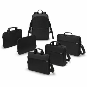 Dicota Top Traveller ONE Carrying Case for 38.1 cm (15") to 43.9 cm (17.3") Notebook - Black - Polyethylene Terephthalate 