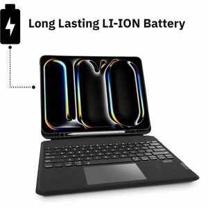 CODi Bluetooth Keyboard Folio Case with Trackpad for iPad Pro 13" (M4) - Turn your iPad into a laptop-integrated Bluetooth