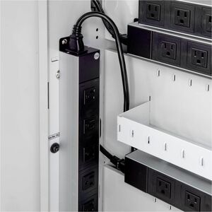 Rocstor Volt C42 Pre-Wired Charging Cart with Intelligent Power Charging 90W - 3 Shelf - 3 Drawer - Push Handle Handle - 4