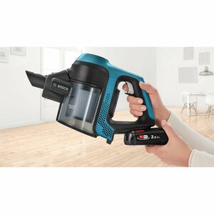 Aspirapolvere con bastone Bosch BBS611LAG senza filo - Blu - 300 mL Capacità polvere - Ugello per fessure - Tappeto, Pavim