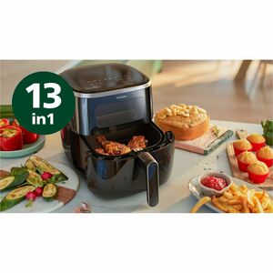 Friggitrice ad aria Philips HD9257 - 1700 W - 5,60 L - Nero
