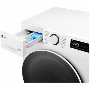 Lavatrice/asciugatrice LG D2R5S09TSWW Caricamento Frontale 9 kg - 5 kg Trocknen - Bianco - Funzione vapore - 1200 Velocità