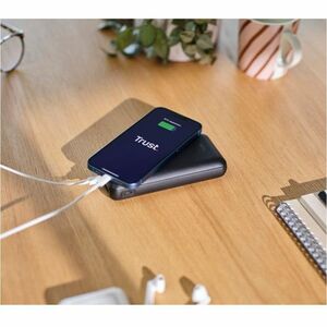 Trust Redoh Power Bank - Black - For Smartphone, Tablet PC, iPad - Lithium Ion (Li-Ion) Polymer - 20000 mAh - 18 A - 3.7 V