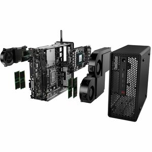 Workstation Lenovo ThinkStation P3 Ultra 30HA0040IX - Core i9 14° gen i9-14900 - Tecnologia vPro - 32 GB - 1 TB SSD - Ultr