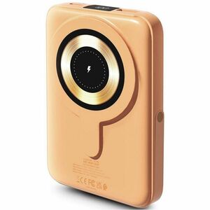 Urban Factory Magnee Power Bank - Apricot Ice - For iPhone - 10000 mAh - 15 W - 4.50 A, 3 A - USB Type-C Connector - 2 x U