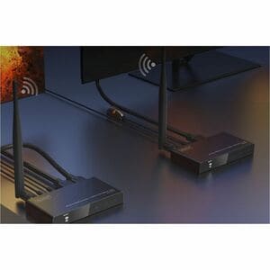 Digitus Video Extender Receiver - Wired/Wireless - 4 Output Device - 100 m Range - 1 x HDMI Out - 1 - 1080p - 1920 x 1080 