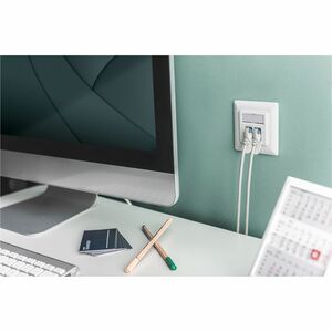 Digitus Network Connector - 2 - 1 x RJ-45 Keystone - Female - Shielding