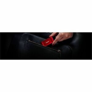 Kingston XS1000 2 TB Portable Solid State Drive - External - Red - Storage System Device Supported - USB 3.2 (Gen 2) - 105