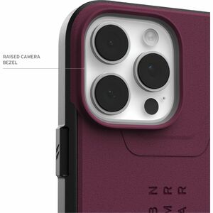Urban Armor Gear Civilian Carrying Case Apple iPhone 16 Pro Max Smartphone - Bordeaux - Shock Absorbing, Impact Resistant,