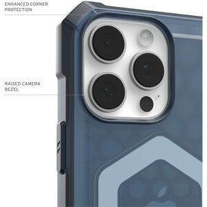 Urban Armor Gear Essential Armor Case for Apple iPhone 16 Pro Max Smartphone - Hexagonal Pattern - Cloud Blue - Shock Abso