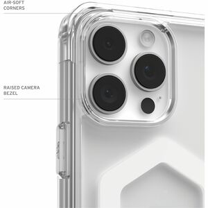 Urban Armor Gear Plyo Case for Apple iPhone 16 Pro Max Smartphone - Ice/White - Yellowing Resistant, Impact Resistant, Dro