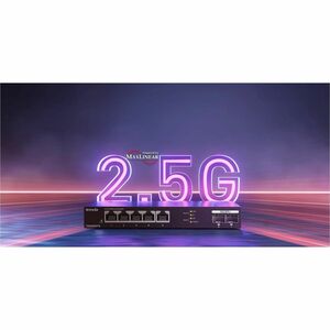 Tenda 5-Port 2.5G Ethernet Switch With 2*10G SFP + Slots - 5 Ports - Gigabit Ethernet, 2.5 Gigabit Ethernet, 10 Gigabit Et