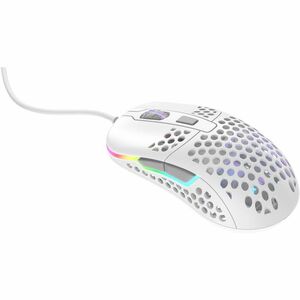 CHERRY XTRFY M42-RGB-WHITE Rato para jogos - USB tipo A, USB - Ótico - Branco - 1 - Cabo - 16000 dpi - Roda de deslocação 