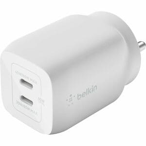 Belkin Dual USB-C GaN Wall Charger with PPS 65W