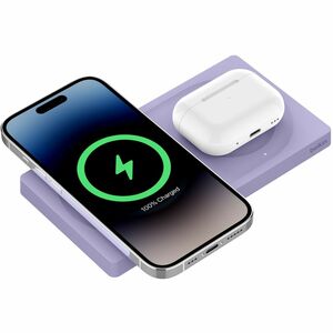 Belkin MagSafe 2-in-1 Wireless Charger, Lavendar