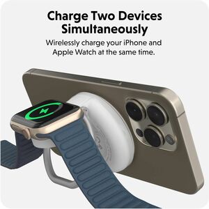 Targus HyperJuice HJ3310WHGL Induction Charger - White - For Smartwatch, Wireless Earphone, Smartphone, Android Device, Qi