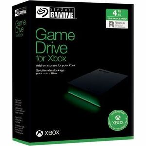Seagate Game Drive Tragbar Festplatte - Extern - 5 TB - Schwarz - Spielkonsole, Xbox, Xbox One Unterstütztes Gerät - USB 3