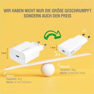 4smarts 541124. Aufladetyp: Drinnen, Energiequelle: AC, Aufladekompatibilität: Smartphone. Eingangsspannung: 100 - 240 V. 