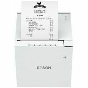 Impresora térmica directa Epson TM-M30III-052 - Negro, Blanco - IEEE 802.11a/b/g/n/ac LAN inalámbrica - 203 x 203 dpi - 80