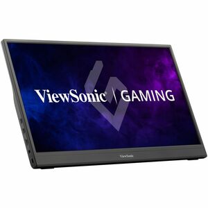 ViewSonic VX1654 16 Inch 1080p Portable IPS Gaming Monitor with 144Hz, AMD FreeSync, 2 Way Powered 60W USB C, Mini HDMI, a
