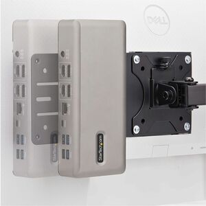 StarTech.com VESA Mounting Bracket for NUC/Thin Clients or Laptop Docking Stations, VESA 75x75/100x100 Compatible - Vesa M