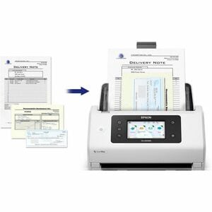 Epson WorkForce DS-900WN Cordless Sheetfed Scanner - 600 x 600 dpi Optical - 30-bit Color - 10-bit Grayscale - 70 ppm (Mon
