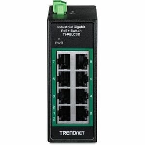 TRENDnet TI-PGLC80 8 Ports Manageable Ethernet Switch - Gigabit Ethernet - 1000Base-T - TAA Compliant - 2 Layer Supported 