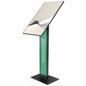 Compulocks Brandable VESA Floor Stand for Screens Up to 32 Inches - Black - Brandable VESA Floor Stand for Screens Up to 3