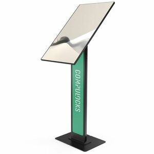 Compulocks Brandable VESA Floor Stand for Screens Up to 32 Inches - Black - Brandable VESA Floor Stand for Screens Up to 3