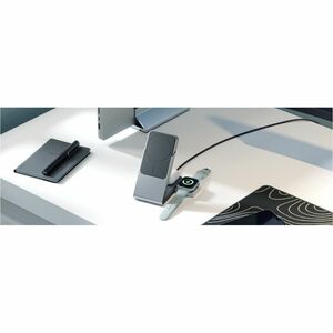 Alogic Matrix+ Power Bank - Black - For Qi-enabled Device - 5000 mAh - 12 V Input - Black