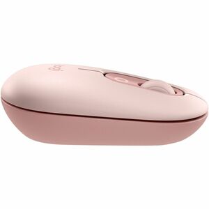 Logitech POP Mouse Mouse - Bluetooth - Optical - 4 Button(s) - Rose - Wireless - 10 m - 4000 dpi - Scroll Wheel - 1 x AA B
