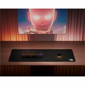 SteelSeries QcK Extra Extra Large Gaming Mouse Pad - 400 mm x 900 mm - Black - Rubber, Silicon - Mouse