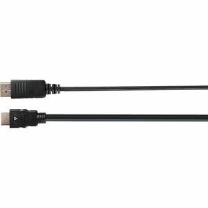 V7 V7DP14HDMI21-1M-BLK 1.01 m DisplayPort/HDMI Cabo A/V - Cable for Dispositivo áudio/vídeo, Computador, Monitor, Projetor