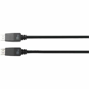 V7 V7DPPRO-3M-BLK 3.05 m Porta de visualização Cabo A/V - Cable for Dispositivo áudio/vídeo, PC, Monitor, Projetor - 32.4 