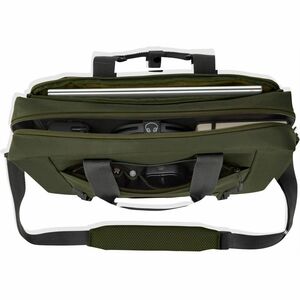 HP Carrying Case (Messenger) for 39.6 cm (15.6") Notebook - Grey - Water Resistant, RFID Resistant - Plastic, Polyethylene