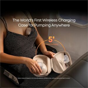 Eufy Wearable Breast Pump S1 Pro - 5 fl oz - Silicone - Comfortable, Wearable, OptiRhythm Technology, Quiet Operation, Rec