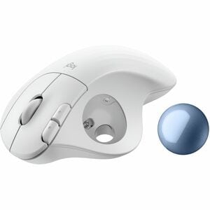 Logitech ERGO M575S Wireless Trackball Mouse, Wireless Ergonomic Mouse, Comfortable Thumb Control, Precise Tracking (Off-w