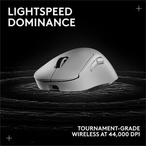 Logitech G PRO X SUPERLIGHT 2 DEX LIGHTSPEED Wireless Gaming Mouse, 60g Pro-Grade Lightweight Mouse With 5 Programmable Bu