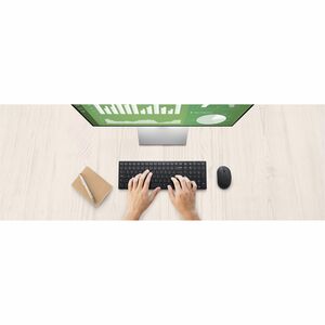 Dell KM555 Tastatur & Maus - QWERTZ - Deutsch - Retail Box - Tastatur, Kabellos, Bluetooth/RF, 5.1 2,40 GHz USB, Plunger, 