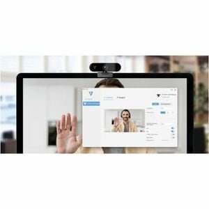 Webcam V7 WCUHD4KAI - 8 Mégapixels - 90 fps - Noir - USB 3.0 Type A - 4K - Vidéo 3840 x 2160 - Autofocus - 93° Angle - Att