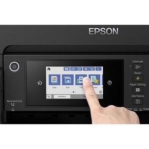 Impresora de inyección de tinta multifunción Epson L15150 Inalámbrico EcoTank - Color - Negro - Copiadora/Fax/Impresora/Es