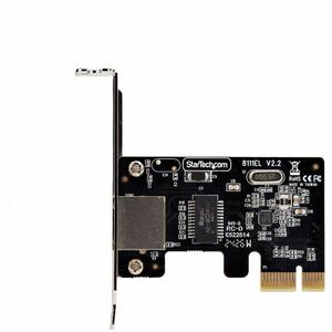 StarTech.com 1-Port Gigabit PCIe Network Adapter Card, Low-Profile 10/100/1000Mbps PCI Express NIC, Realtek RTL8111H, TAA 