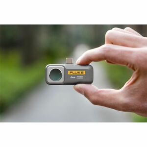 FLUKE-TC01A 25HZ,THERMAL CAMERA, FU4, 256X192, 25HZ, FOR ANDROID - 1.3" Width x 0.4" Height x 2.4" Length - Aluminum