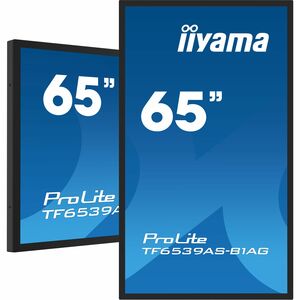 iiyama TF6539AS-B1AG. Produktdesign: Kiosk-Design. Bildschirmdiagonale: 163,8 cm (64.5"), Bildschirmtechnologie: LED, Disp