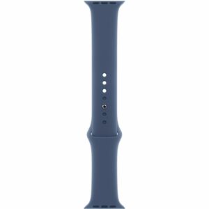 Apple Watch Series 10 Smart Watch - 46 mm Case Height - 39 mm Case Width - Argenté Case Color - Denim Band Color - Alumini