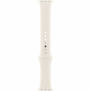 Apple Watch Series 10 Smart Watch - 42 mm Case Height - 36 mm Case Width - Doré Case Color - Starlight Band Color - Foncti
