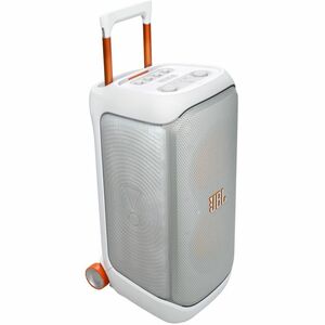 JBL Portable Bluetooth Speaker System - 240 W RMS - White - 40 Hz to 20 kHz - Battery Rechargeable - USB - 1 Pack