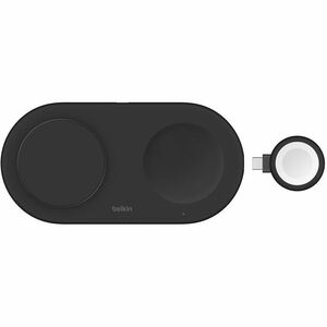 Belkin BoostCharge Pro 3-in-1 Magnetic Wireless Charging Pad with Qi2 15W- Black