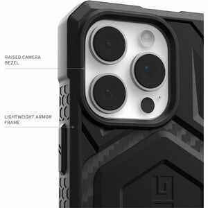 Urban Armor Gear Monarch Pro Rugged Case for Apple iPhone 16 Pro Max Smartphone - Carbon Fiber - Shock Resistant, Drop Res